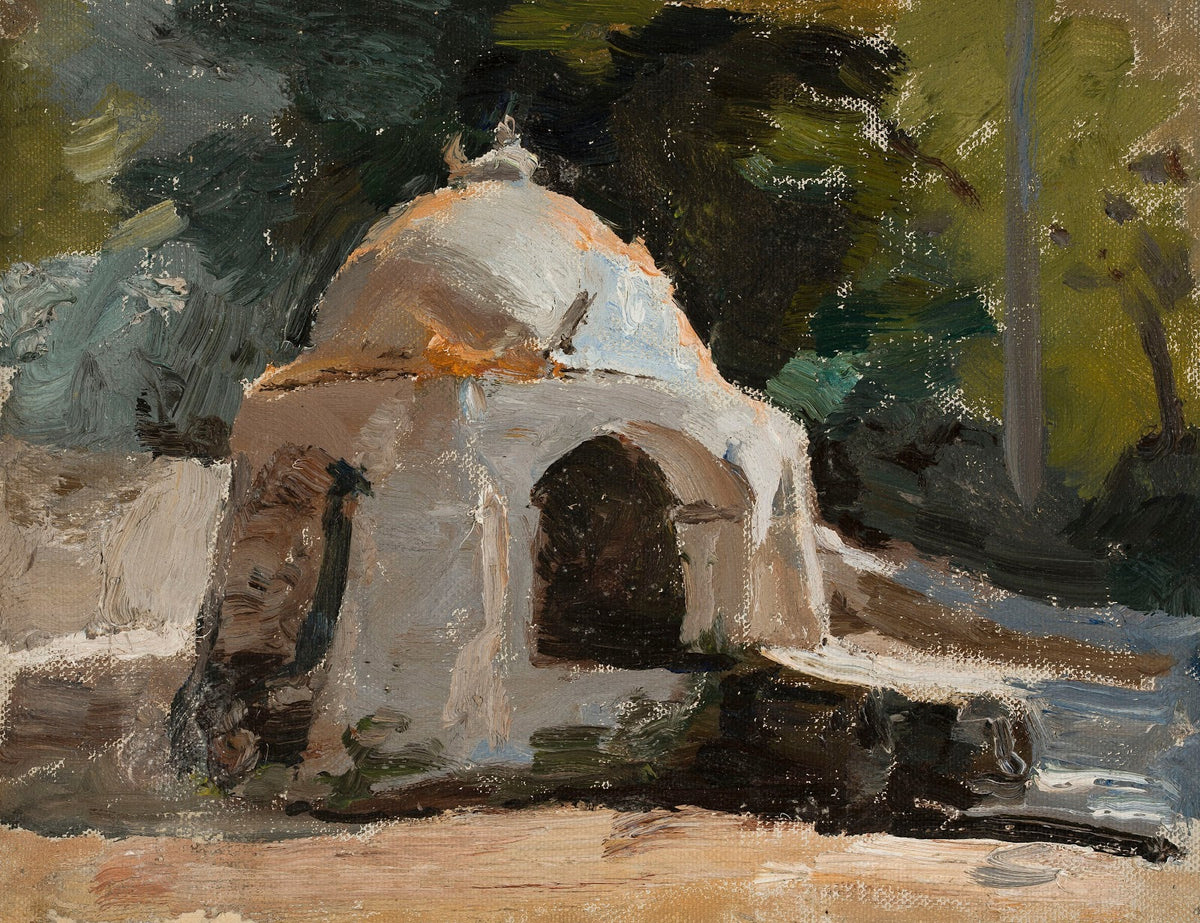 Corfu  fountain From the journey to Greece 1905