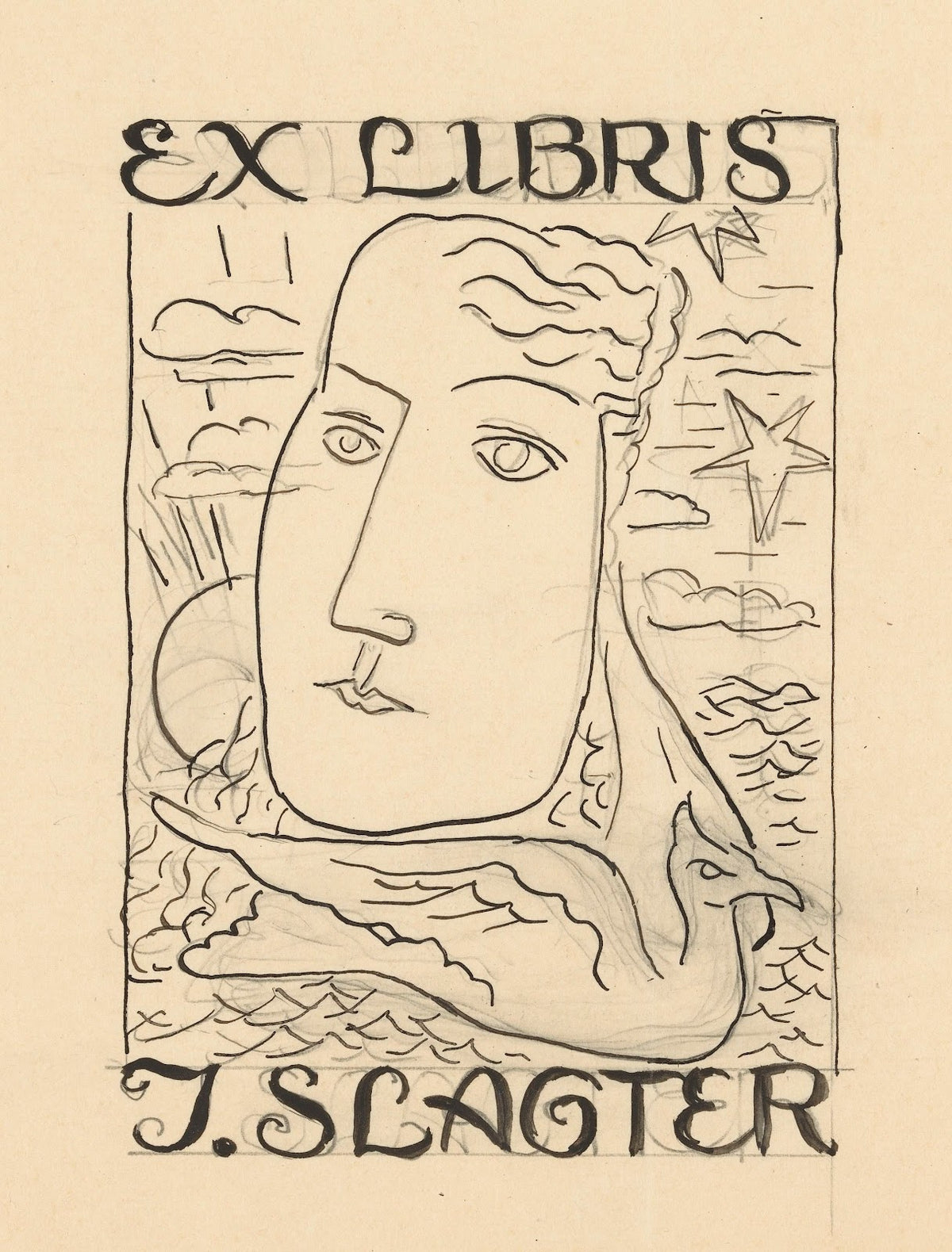 Ex libris J Slagter 1935 1940