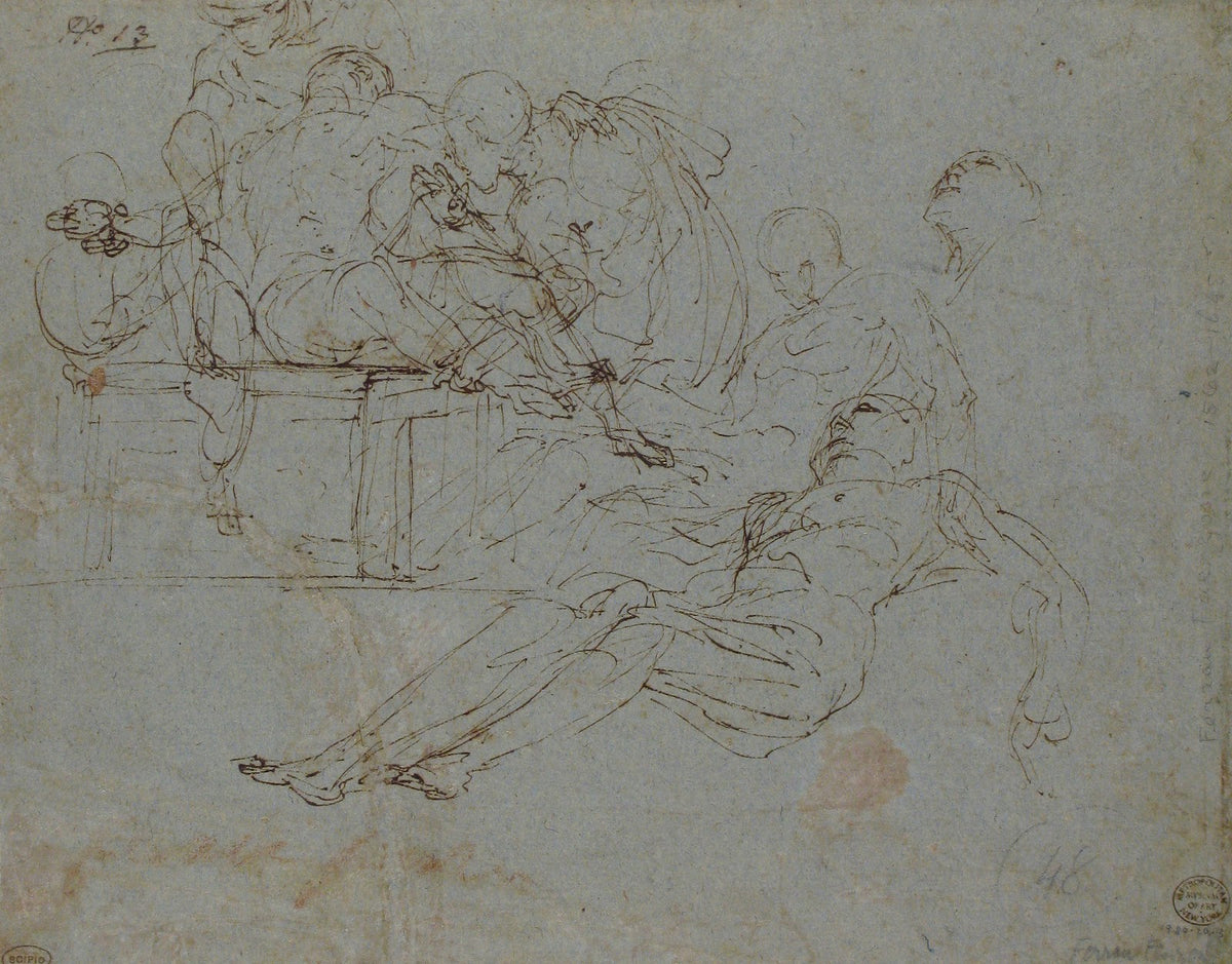 Studies for the Burial of Christ 162030