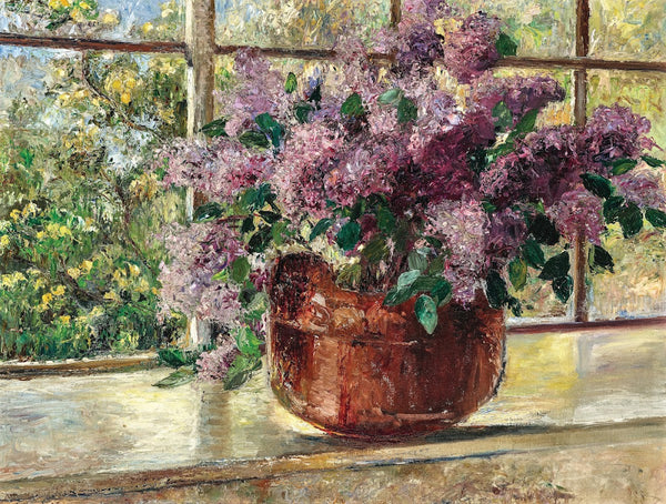 Lilacs by the Studio Window