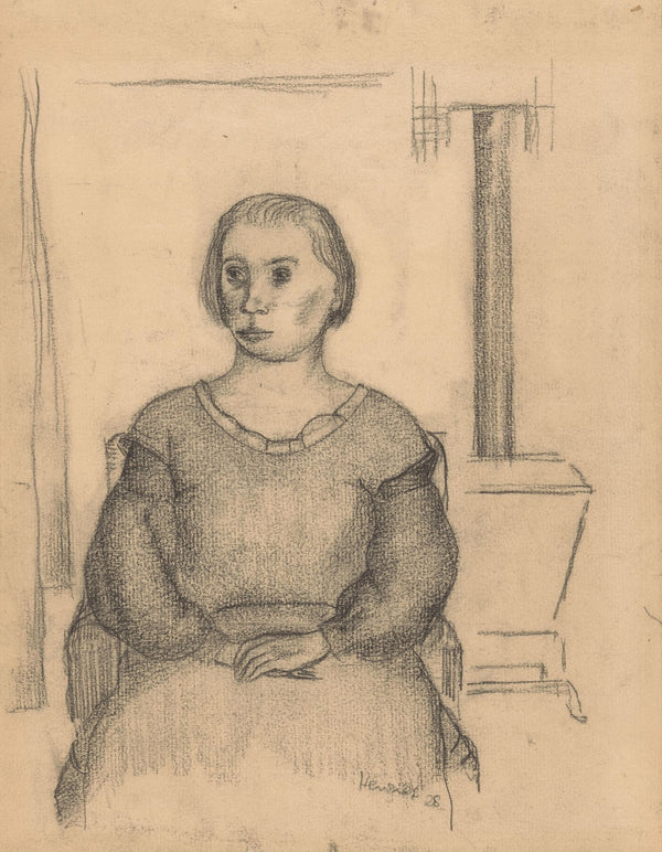 Zittende vrouw 1928