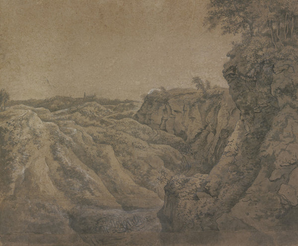 Landscape with a View of Bentheim Castle in the far Distance