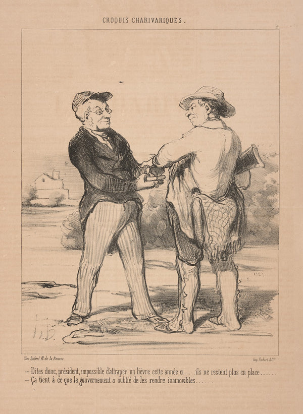 Look Chairman its impossible to catch a hare this year  They do not stay in 1849