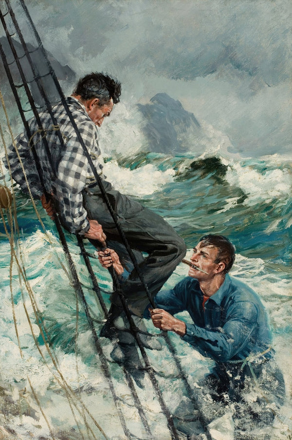 Man in Rigging 1918