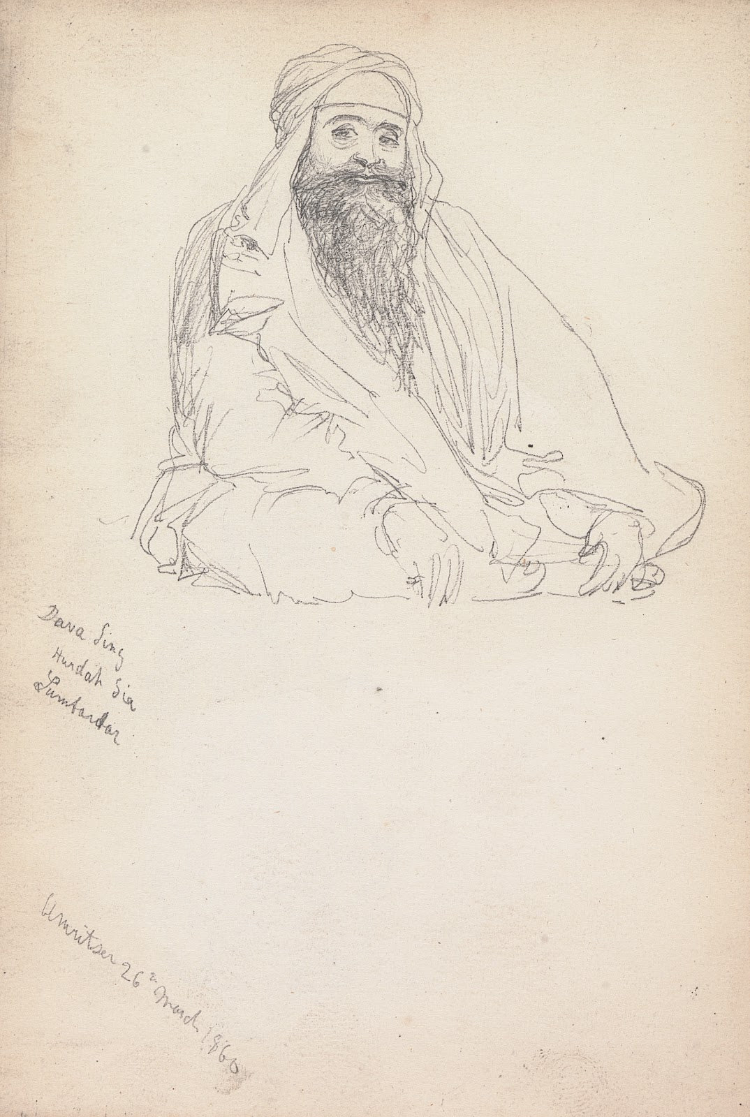 Dava Singh Amritsar 26 March 1860 1860