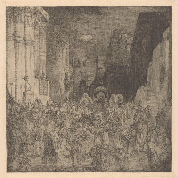Koningin van Seba in Jeruzalem 1893