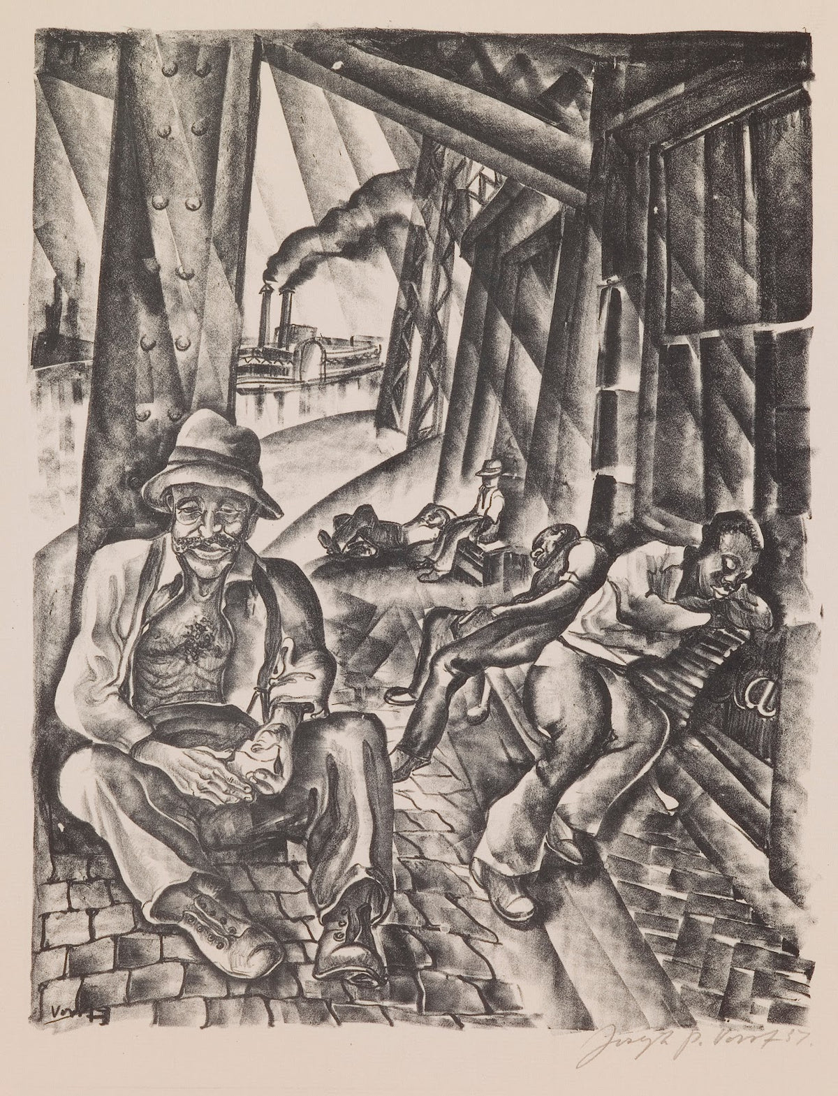 Under the Bridge Saint Louis 1937