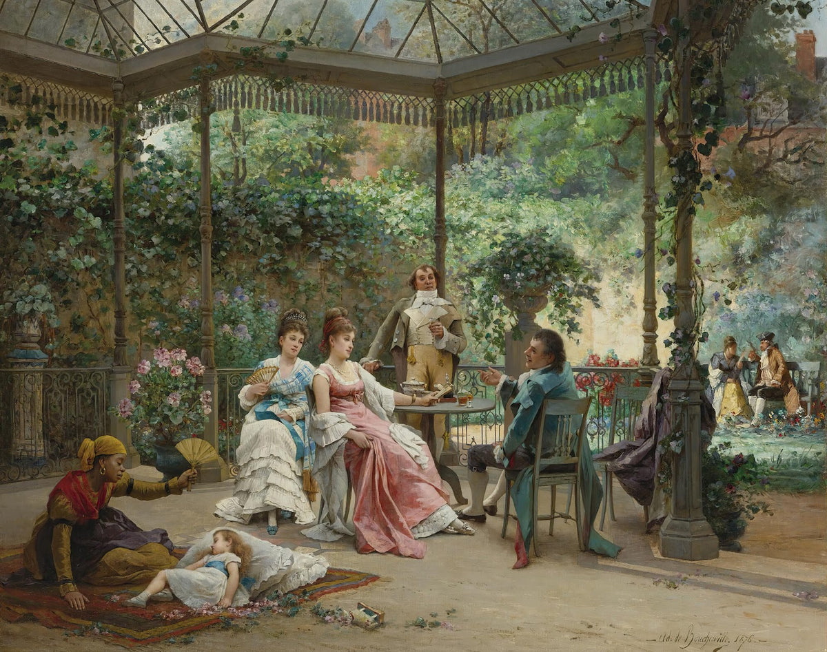 The attentive guests 1876