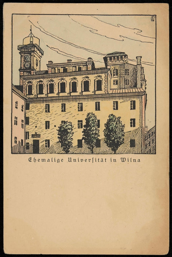 Ehemalige Universität in Wilna 1915 1918