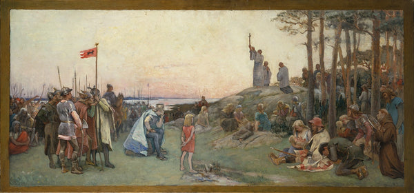 Ansgar Preaching Christianity 1889
