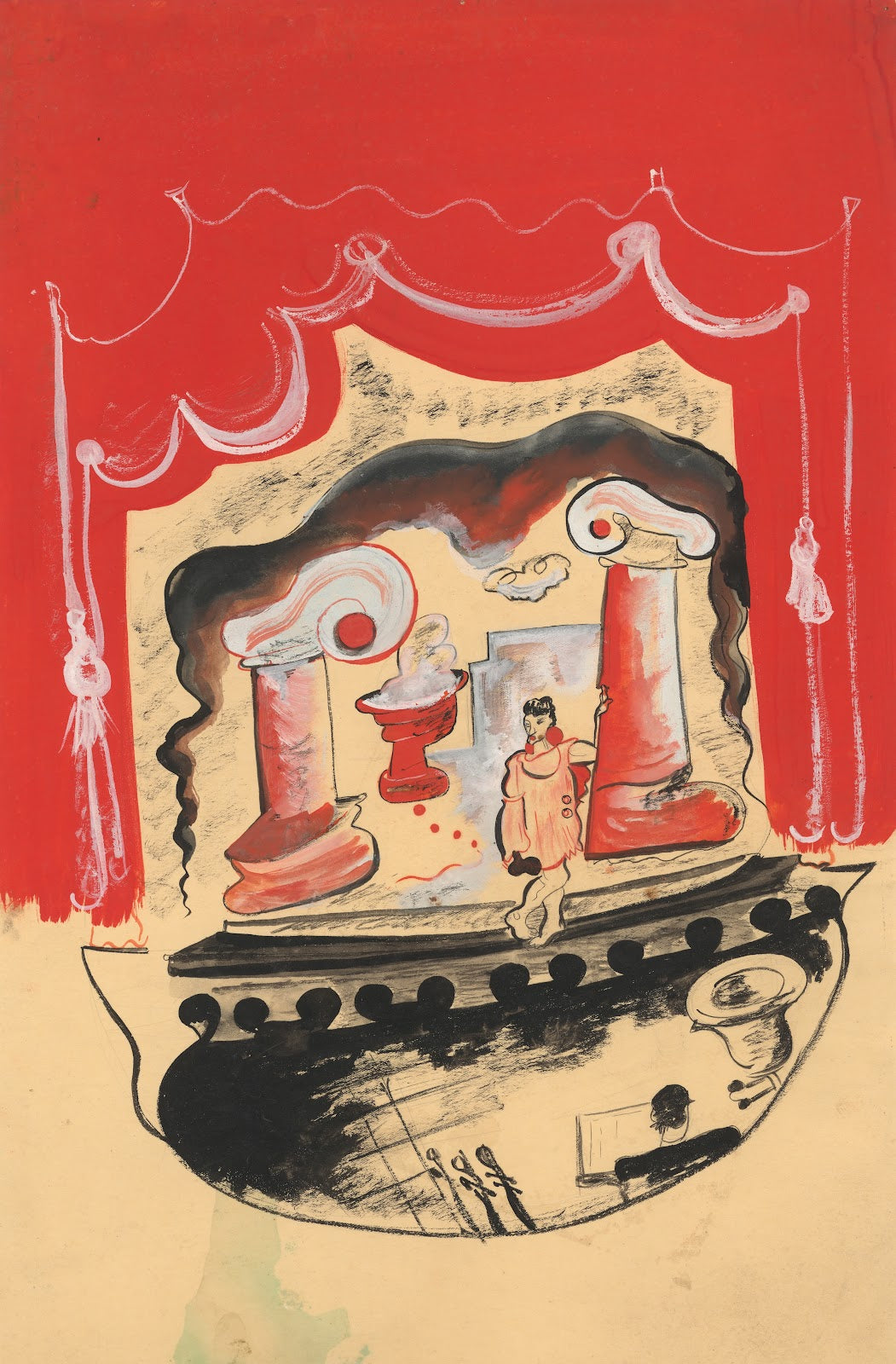 Decorontwerp voor Iphigeneia in Tauris 1939
