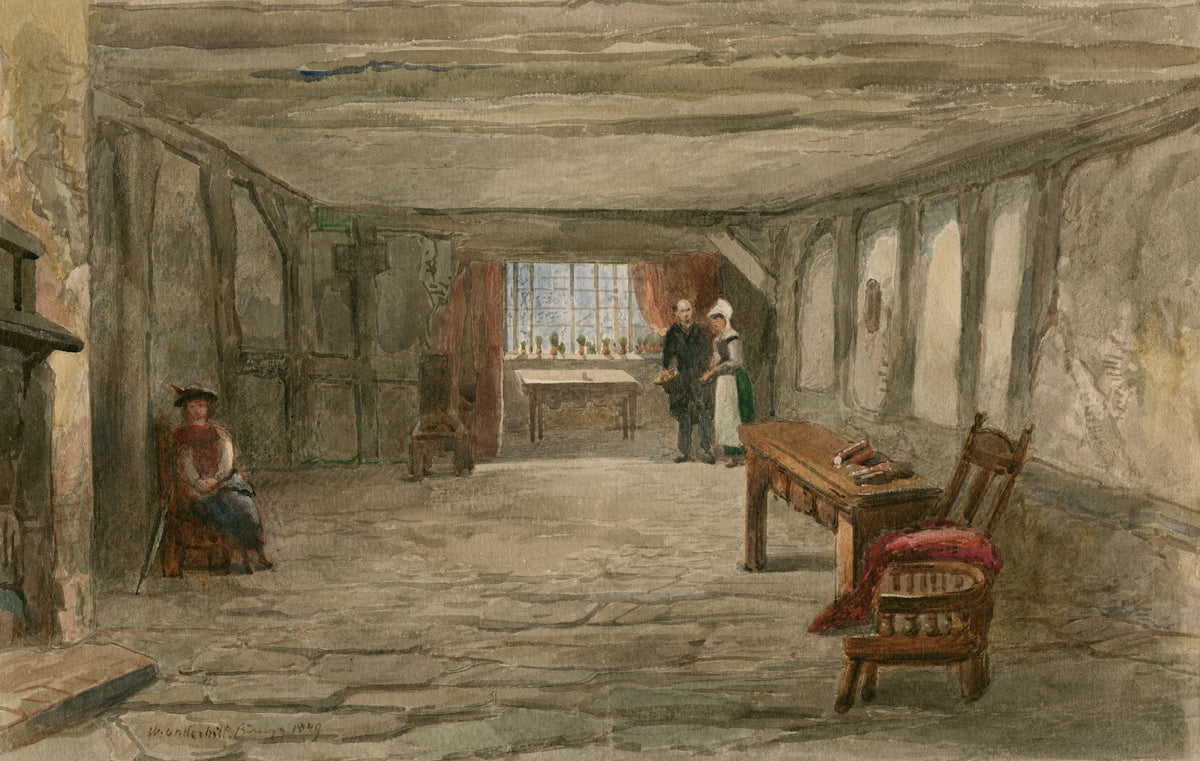 The room in which Shakespeare was born 1849