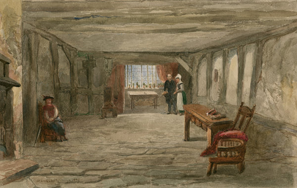 The room in which Shakespeare was born 1849