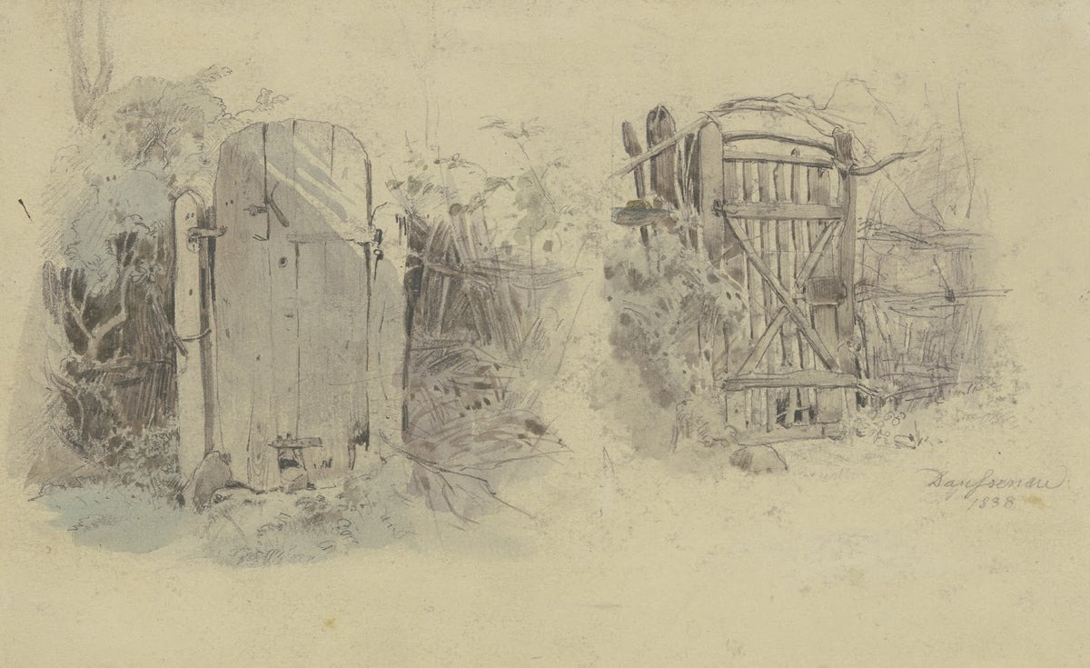 Zwei Gartentore in Dausenau 1838