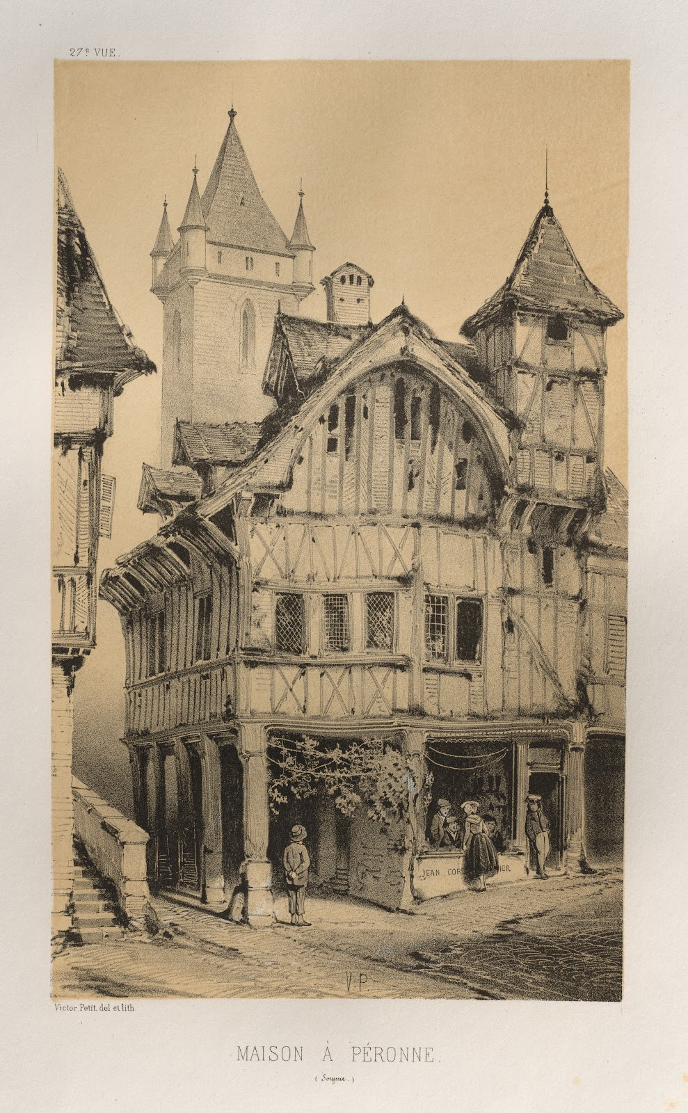 Maison A Peronne Somme 1860