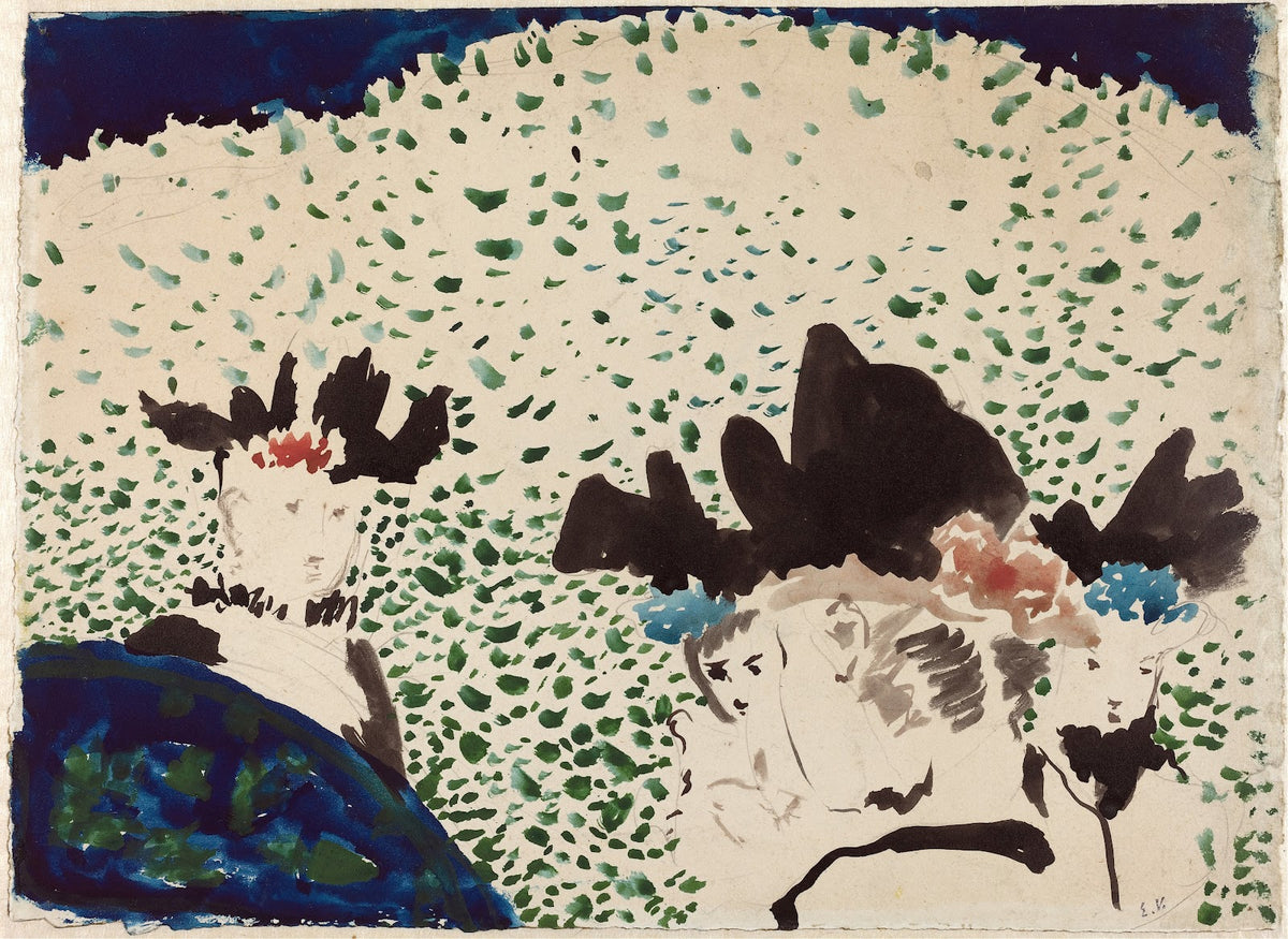 Four Ladies with Fancy Hats 1892 1893