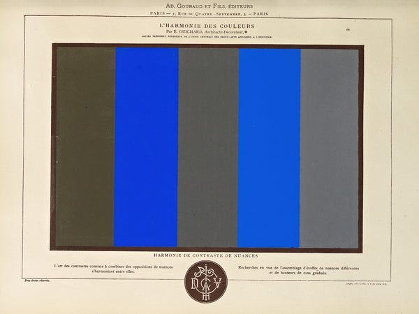 Lharmonie des couleurs  Pl040 1880