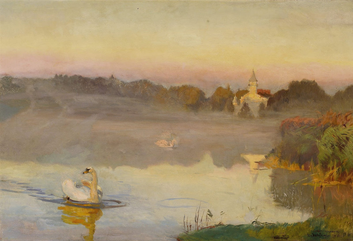 Pond in Radziejowice 1898
