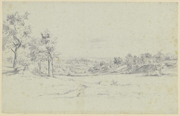 Wiesenlandschaft mit Bäumen