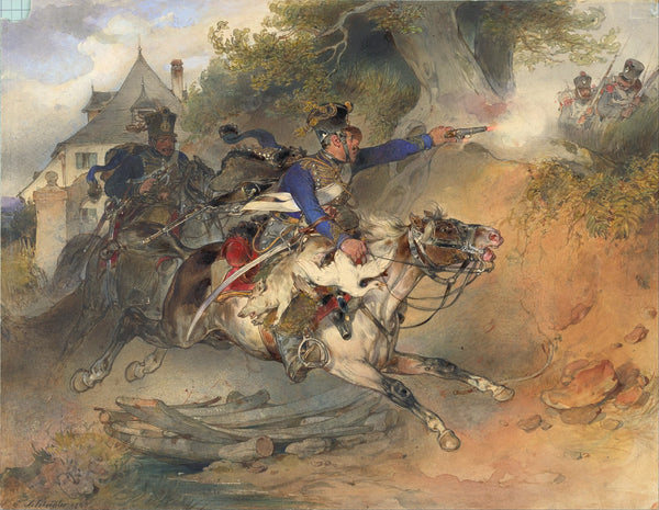 The Foraging Hussar 1840