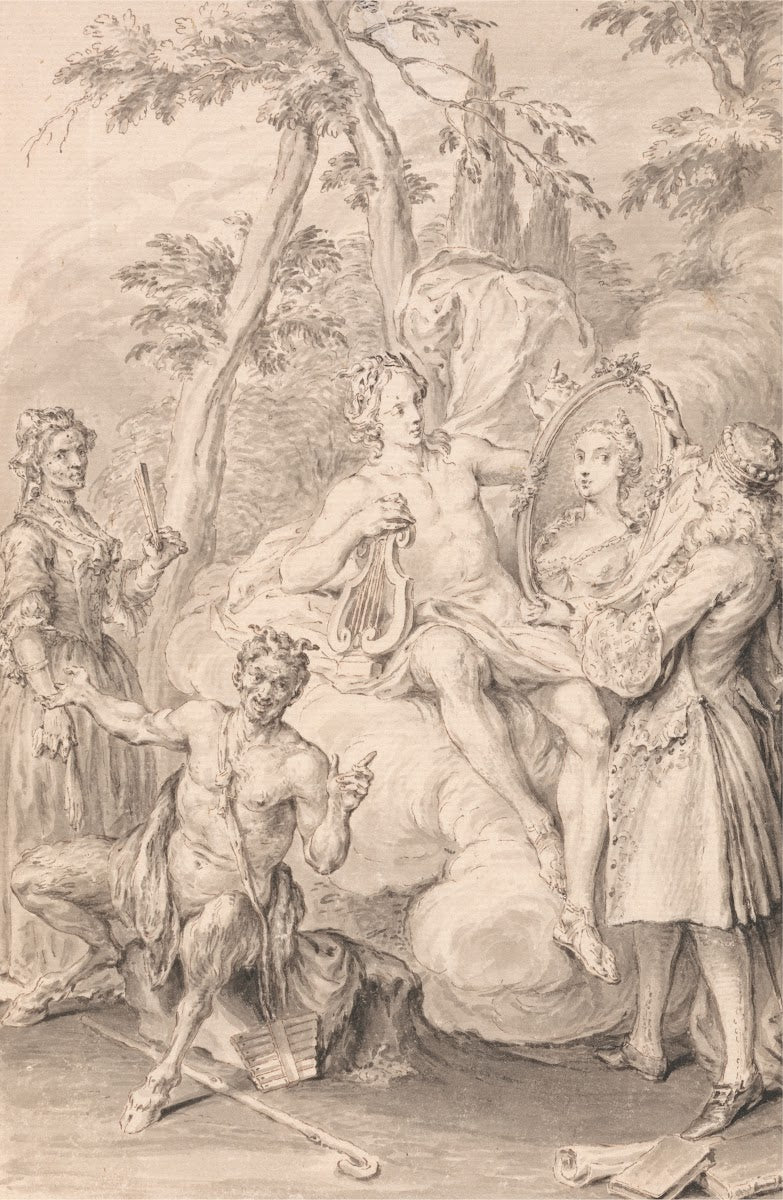 Drawing for a Frontispiece The Toast 1735