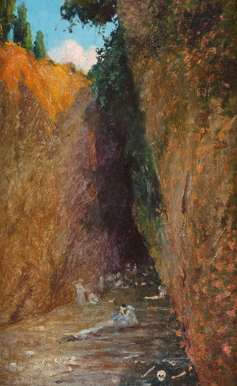 In the canyon
