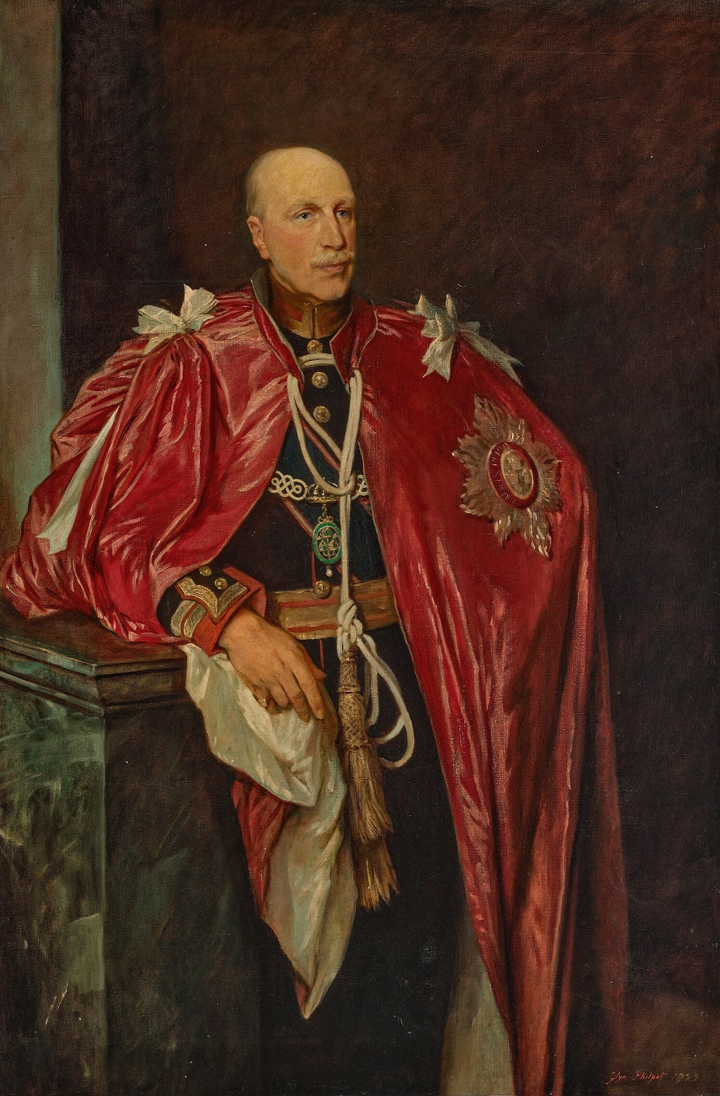 Reginald Baliol Brett 2nd Viscount Esher in the robes of the Order of the Bath 1