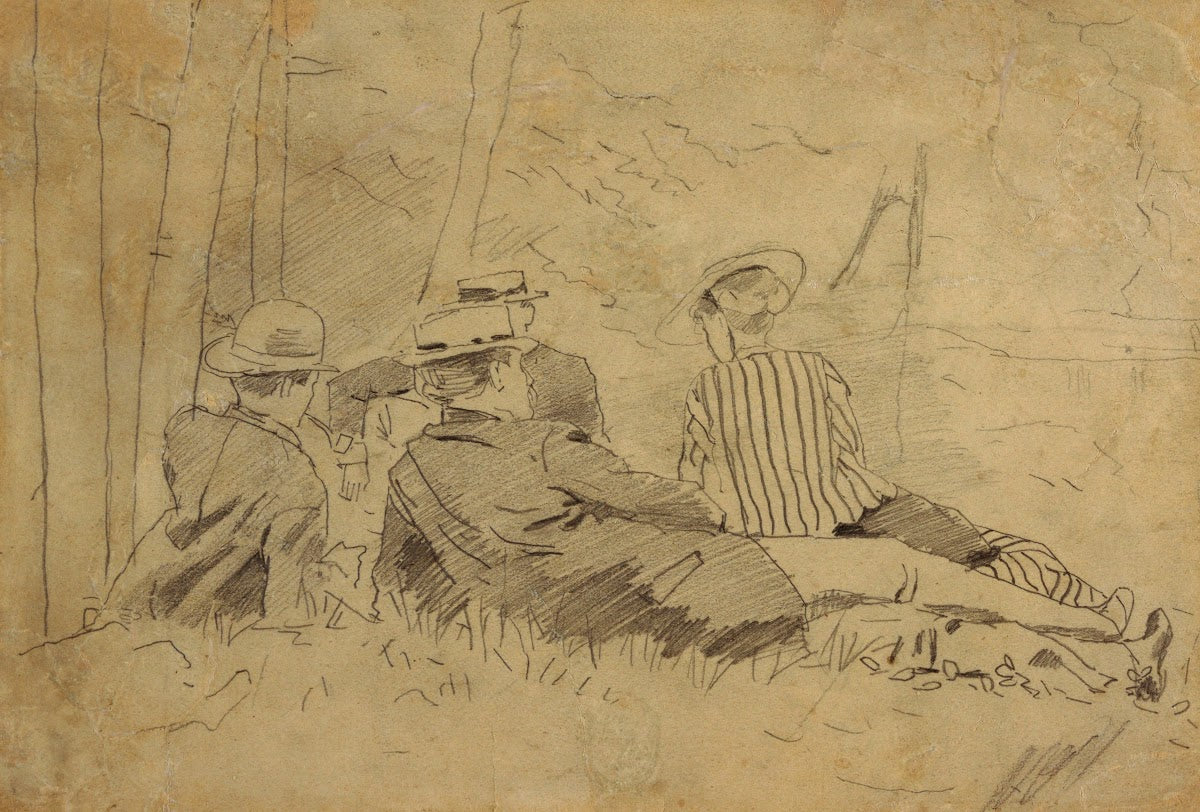 Study for The Fishing Party 1869