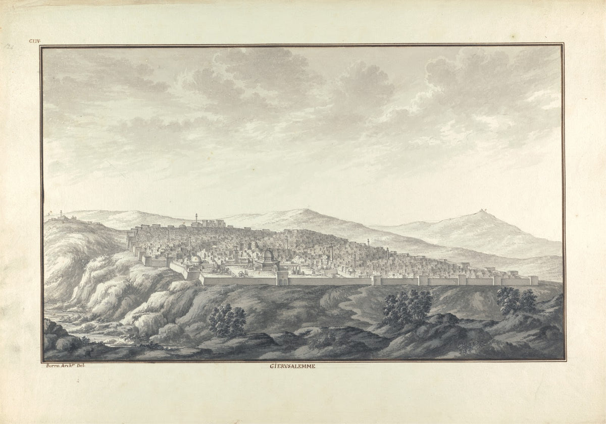 Gierusalemme ca 1750