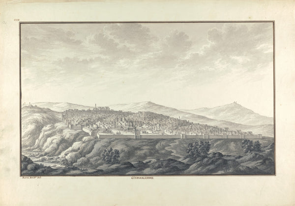 Gierusalemme ca 1750