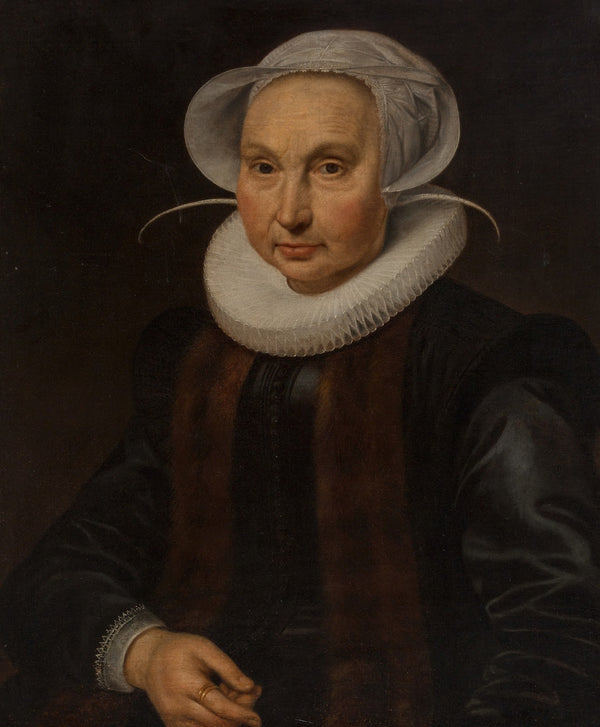 Portrait of Anna Jacobsdr Blaeu wife of Cornelis Pietersz Hooft after 1622