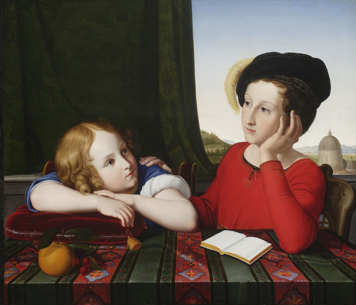 Childhood portrait of Wieńczysław Potocki and Konstanty Potocki 1820