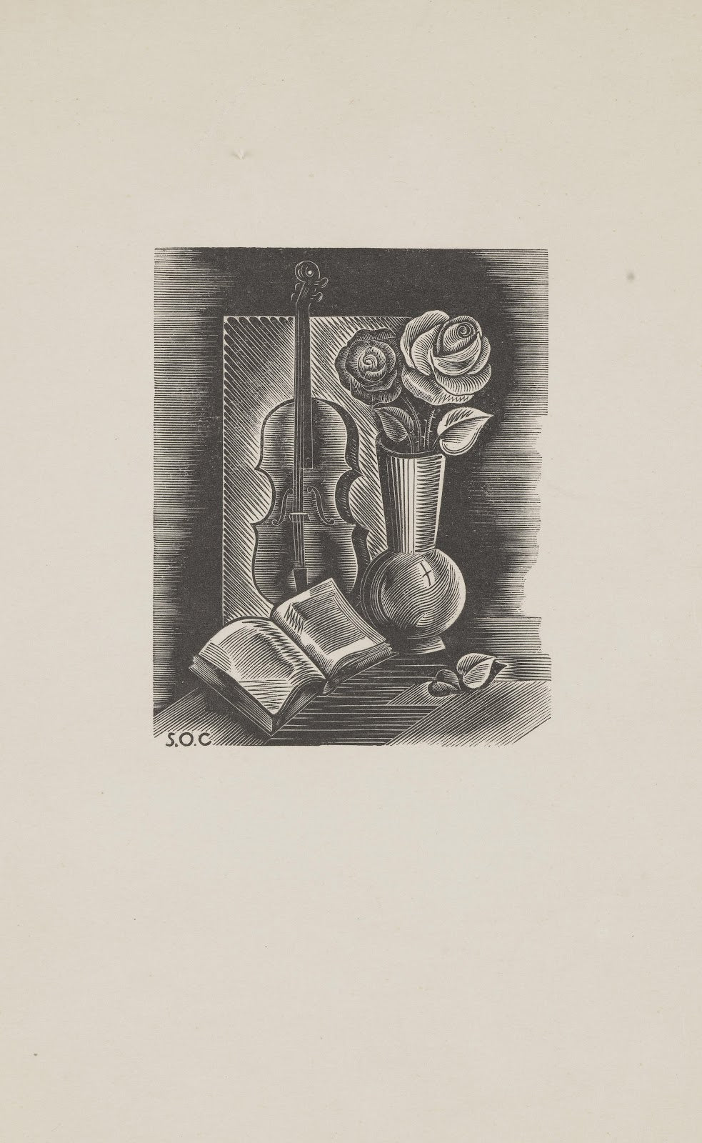 Martwa natura ze skrzypcami 1933