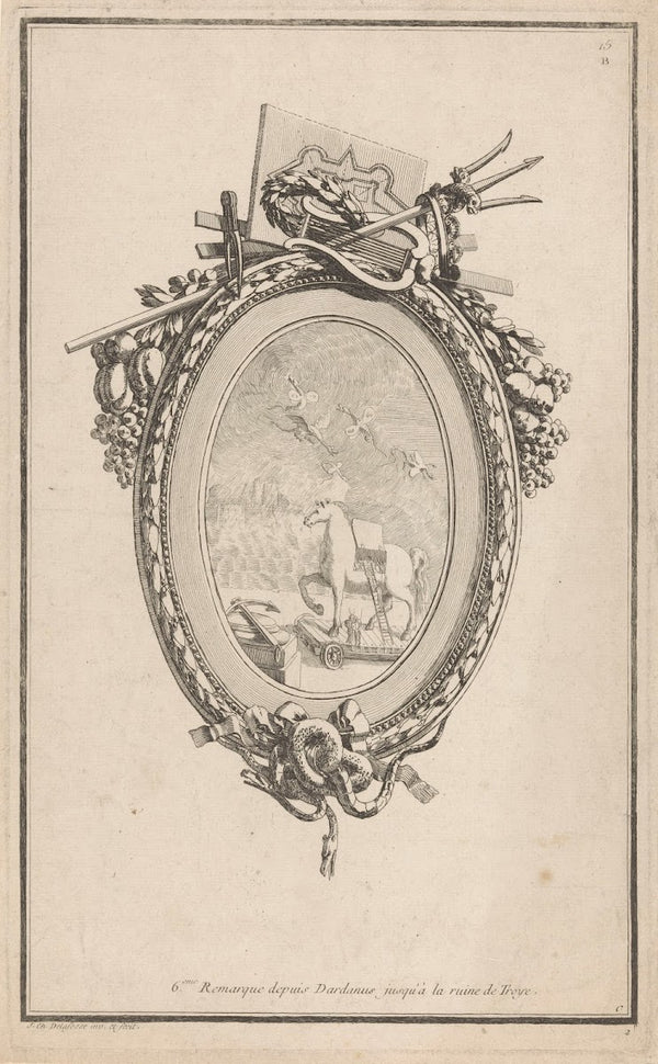 6eme Remarque depuis Dardanus jusquà la ruine de Troye 1768   1771