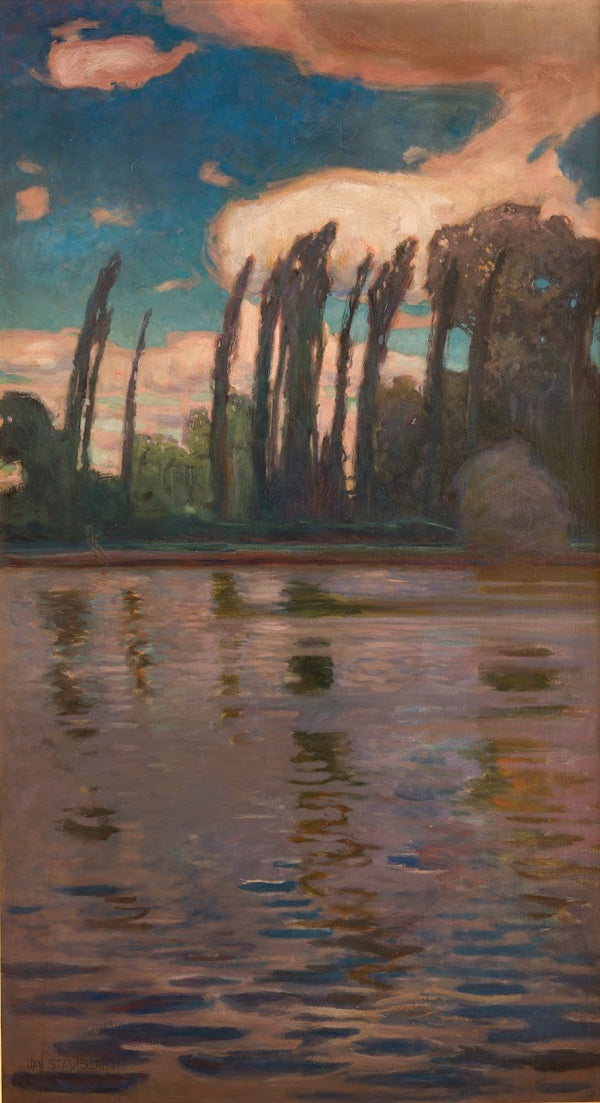 Poplars on the Water 1900