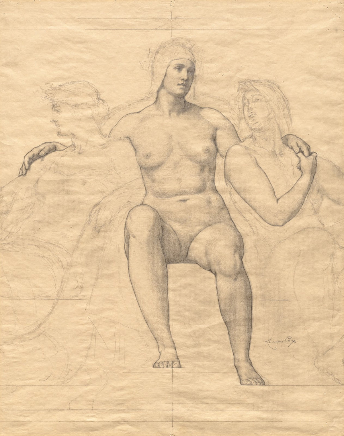 Allegorical Female Figures 1912