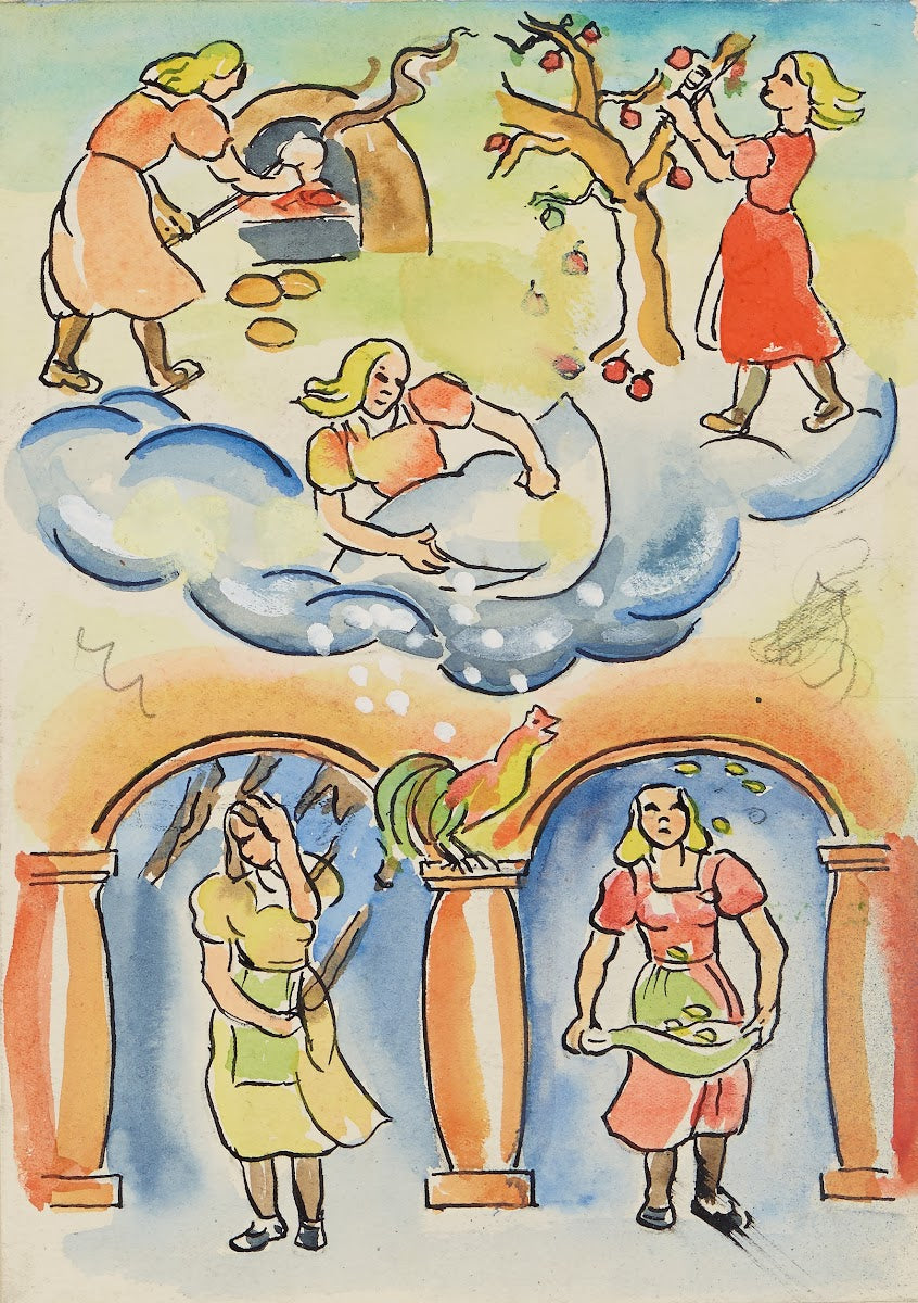 Entwurf Frau Holle 1943