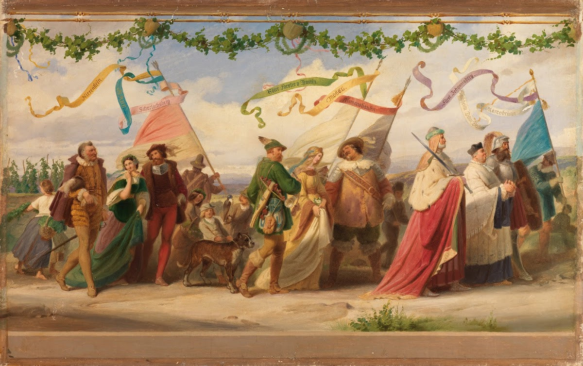 Triumph des Königs Wein 5 Bild after 1850