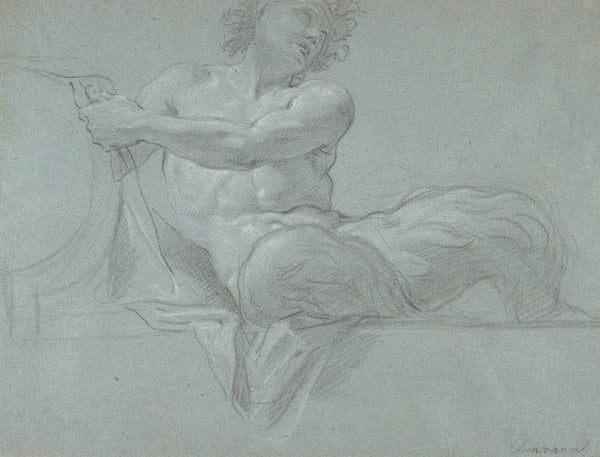 Satyr Reclining on a Ledge Facing Right 17201808