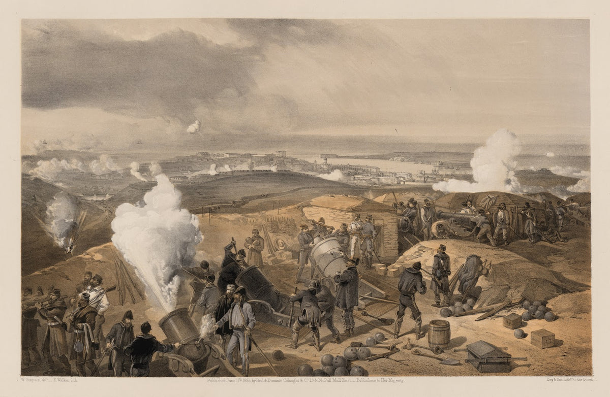 A hot day in the batteries 1855