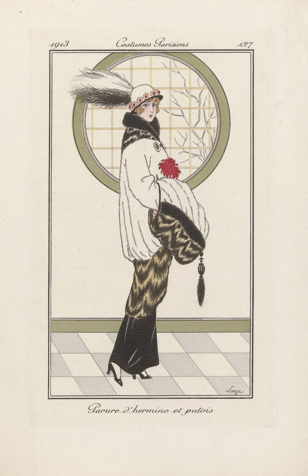 Parure dhermine et putois 1913