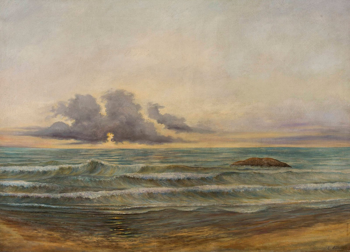 Sea at Biarritz 1880