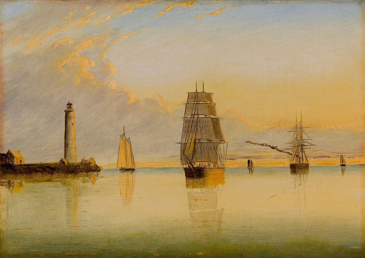 Morning off Boston Light 1879