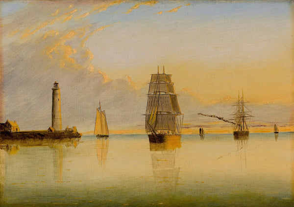 Morning off Boston Light 1879