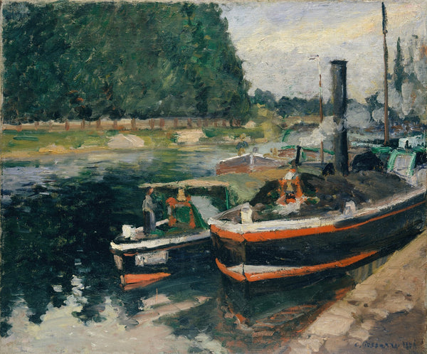 Barges at Pontoise 1876