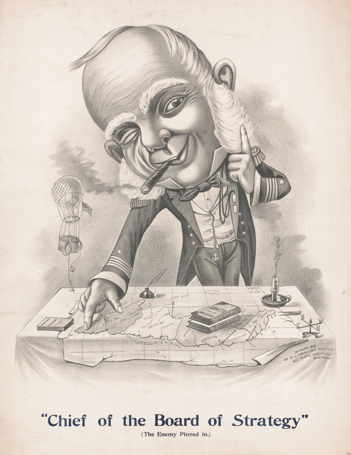 Chief of the board of strategy 1898