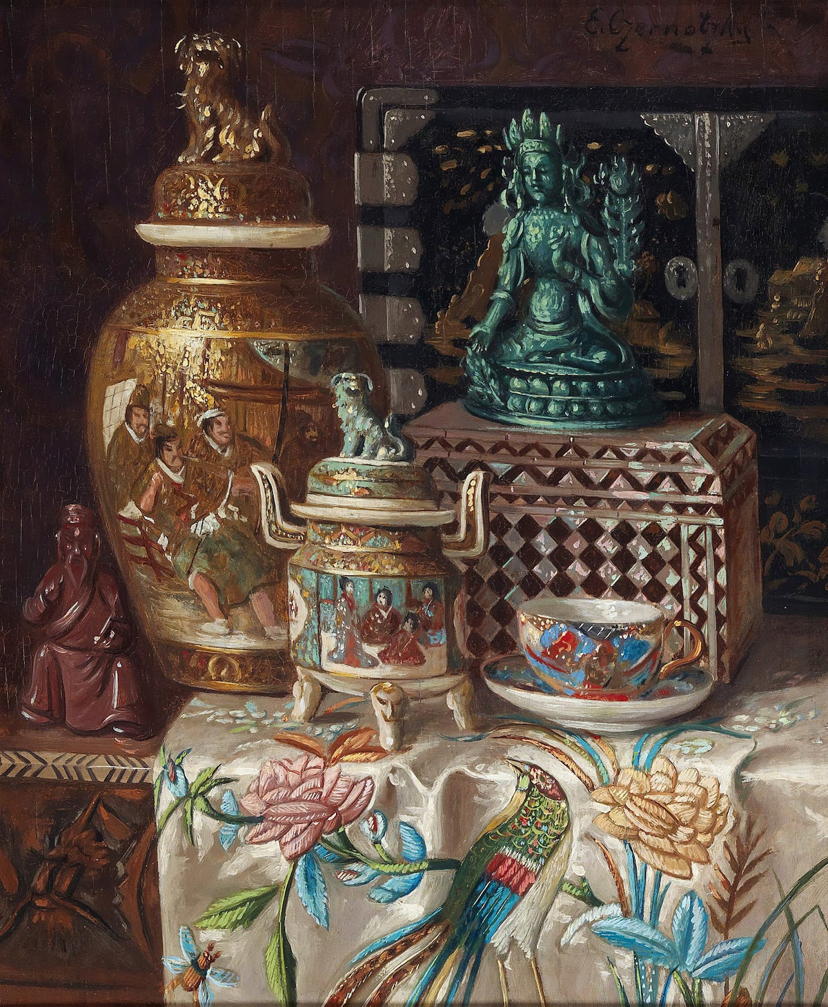 Asiatisches Tischstillleben