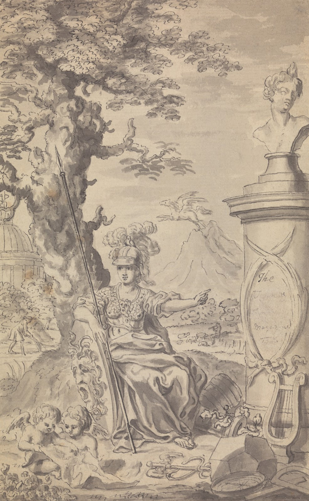Town and Country Magazine  Frontispiece for 1769