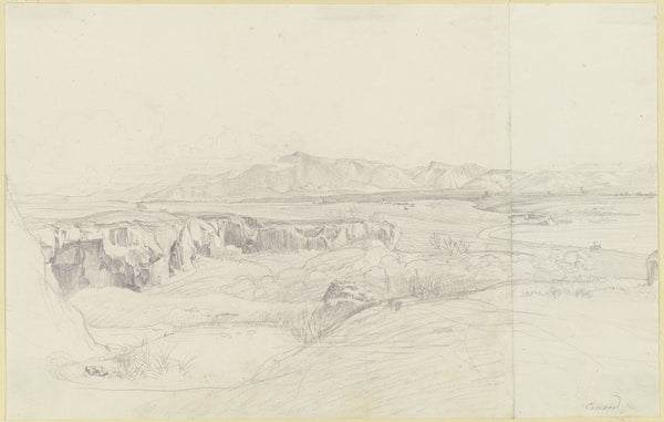 Römische Campagna mit dem Monte Genaro