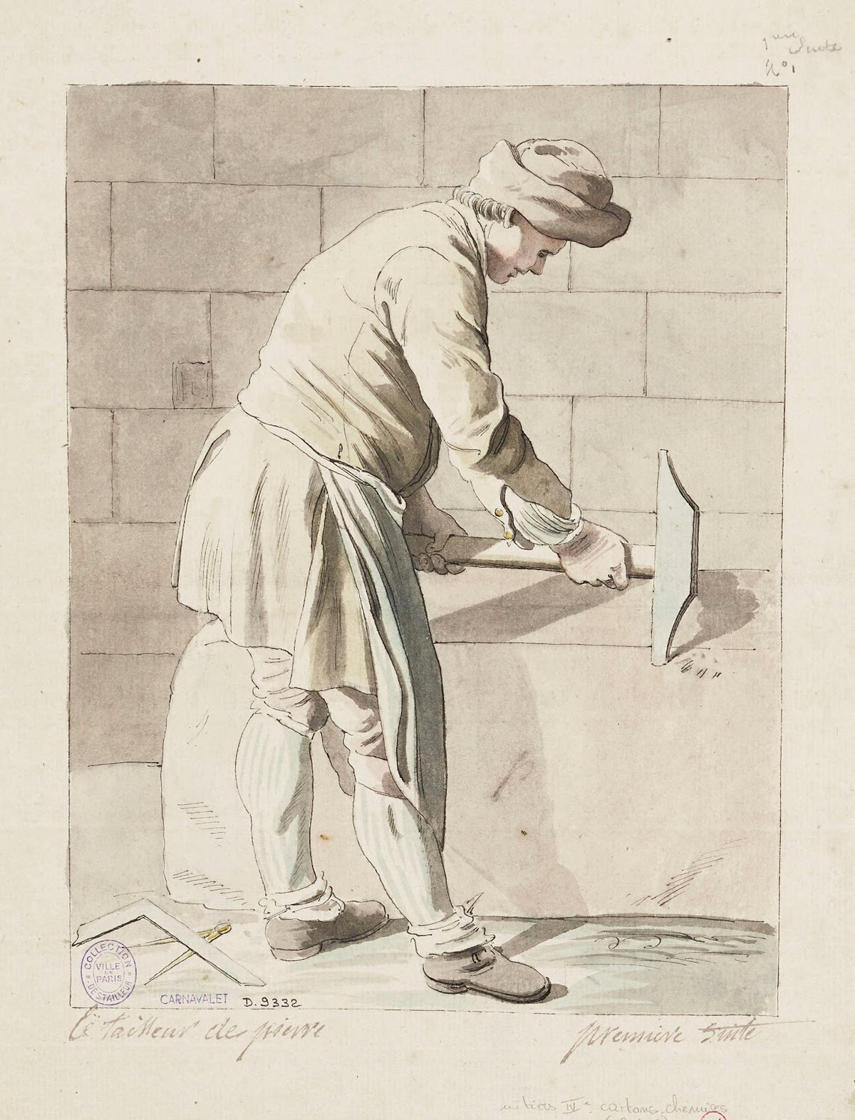 Le tailleur de pierre première suite 1698   1762